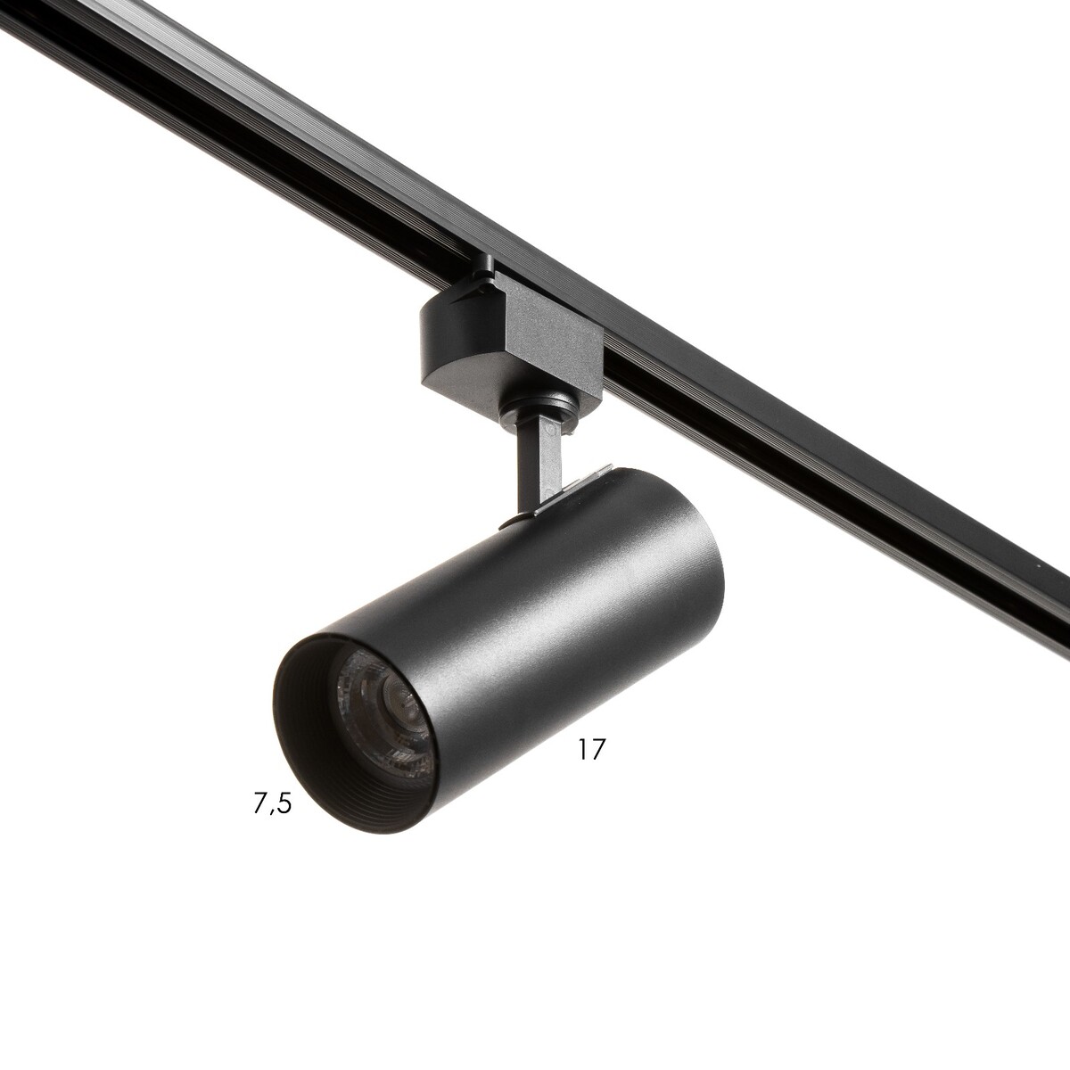 

Светильник трековый simple led 25вт черный 8х8х21 см
