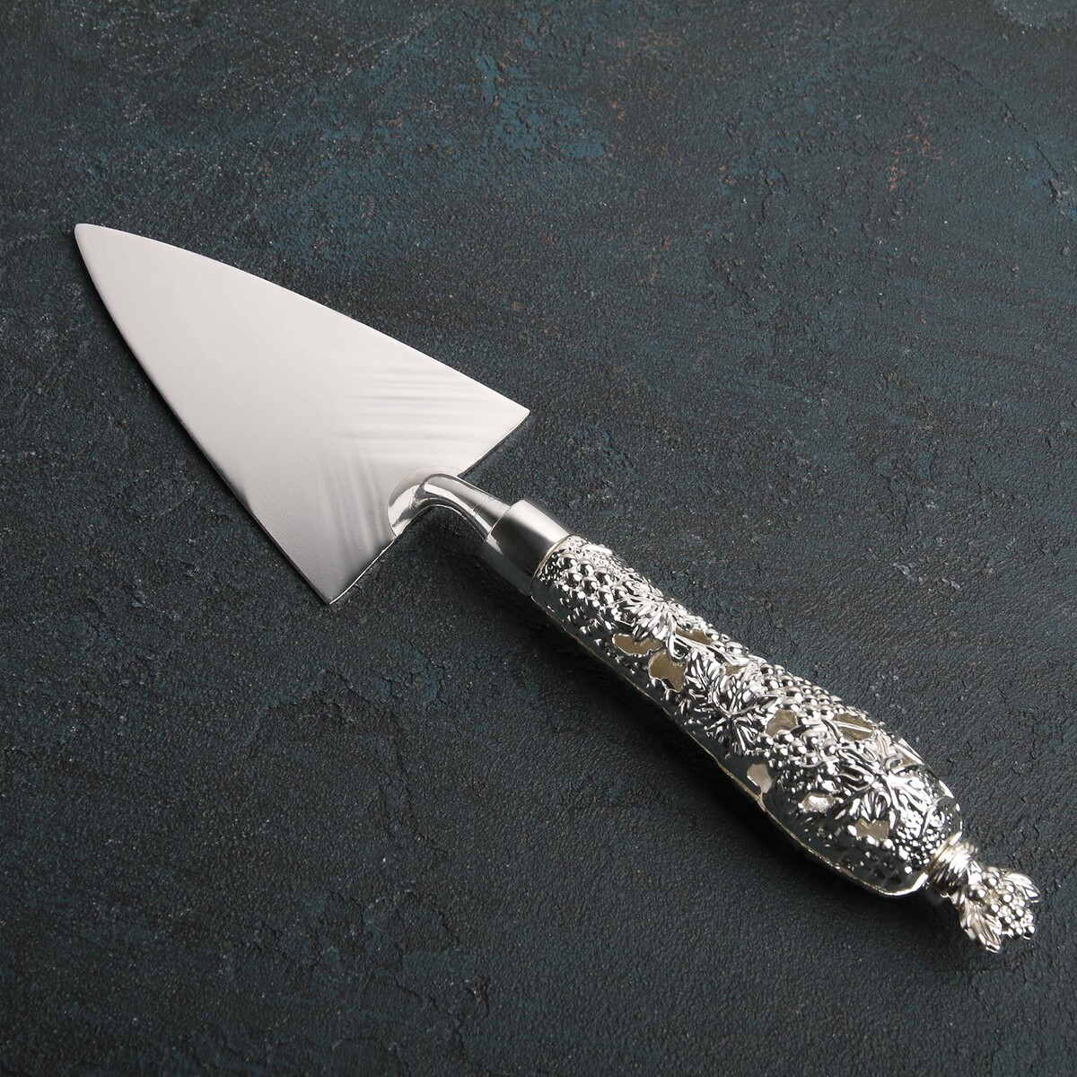 Лопатка для торта серебряная свадьба