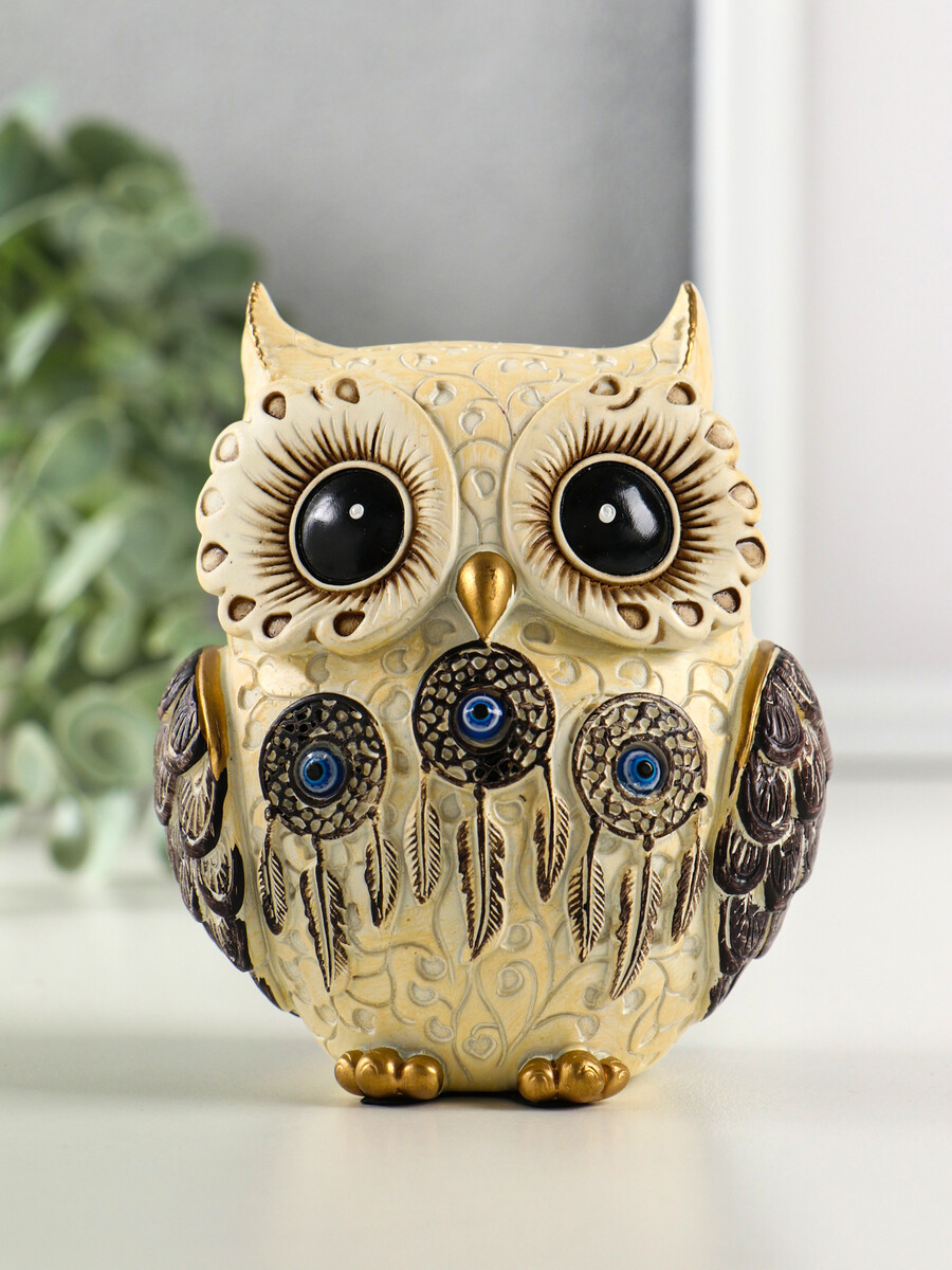 

Фигурка полистоун, Черный;белый;бежевый