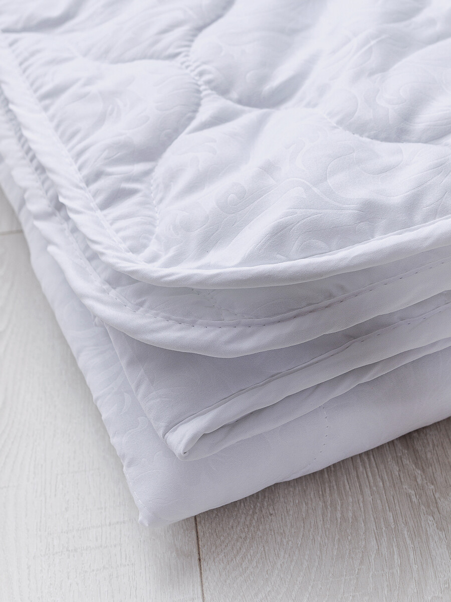 Одеяло raposa home 2 спальное всесезонное облегченное, 175х205, микрофибра, 150 гр Raposa Home, цвет белый, размер 175х205 см