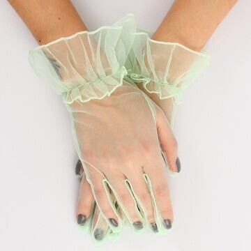 Карнавальный аксессуар - перчатки прозра