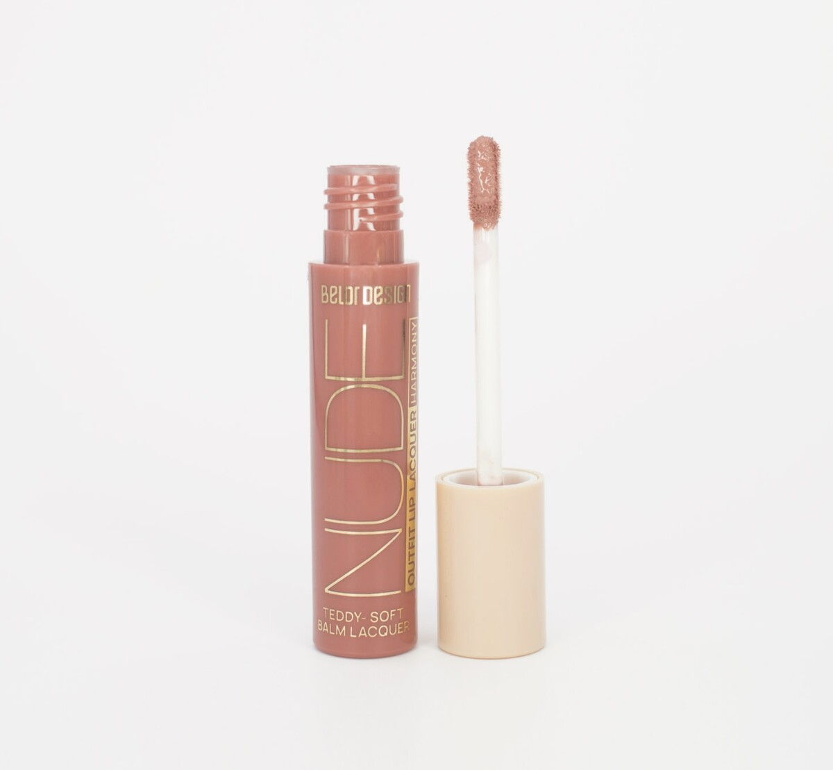

Блеск для губ лаковый nude harmony outfit lip тон 22 spirit