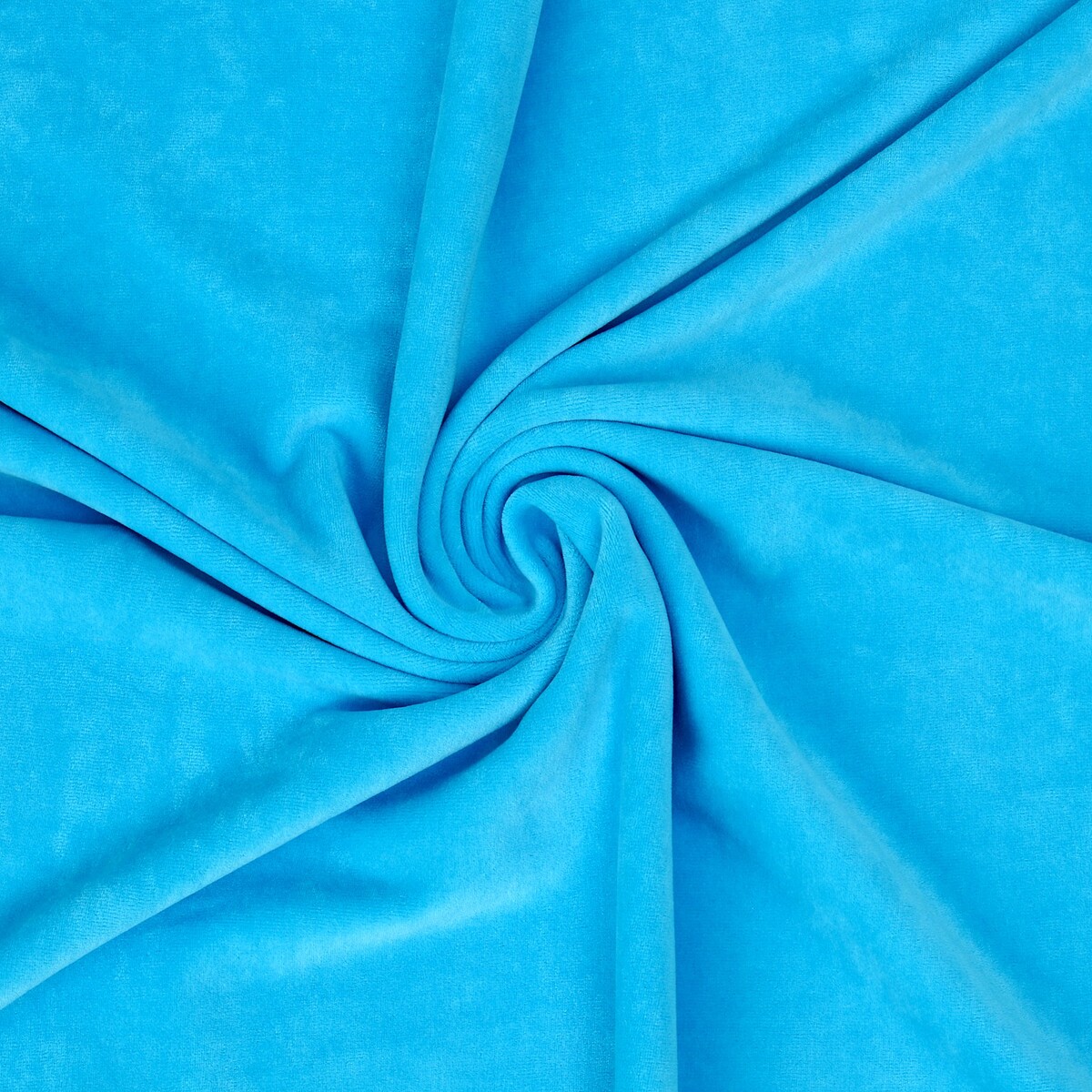 Лоскут велюр на трикотажной основе, голубой, 100*180 см лоскут велюр на голубом фоне белые снежинки 100 180см