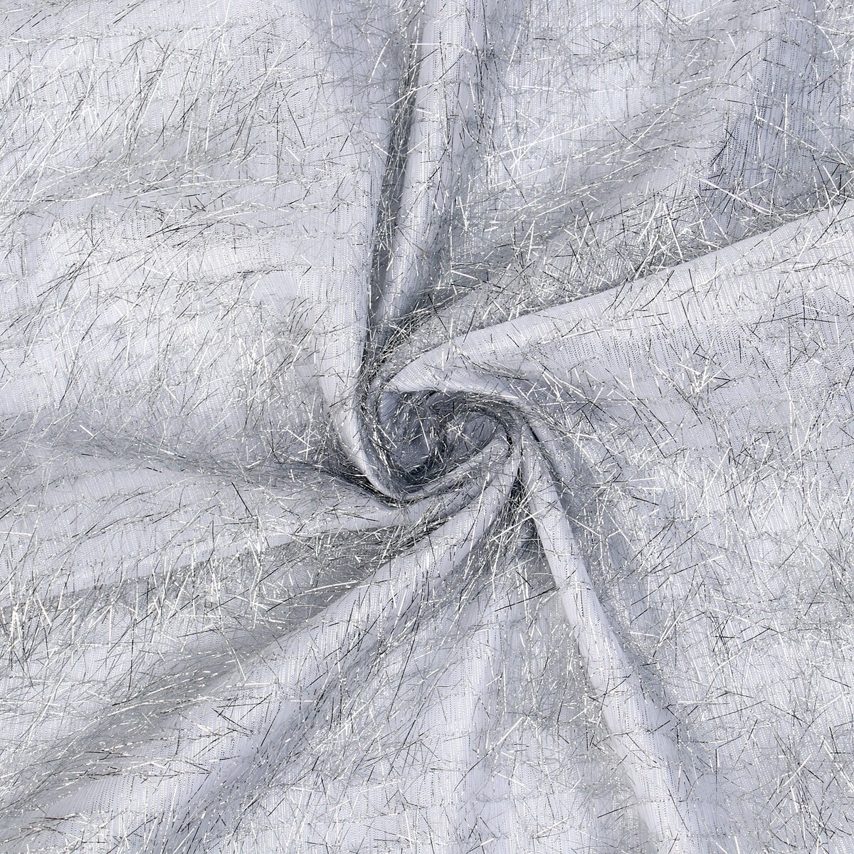 Лоскут с ворсом из фольги, цвет белый, 100 × 140см лоскут атлас белый с серебряными снежинками 100 150см