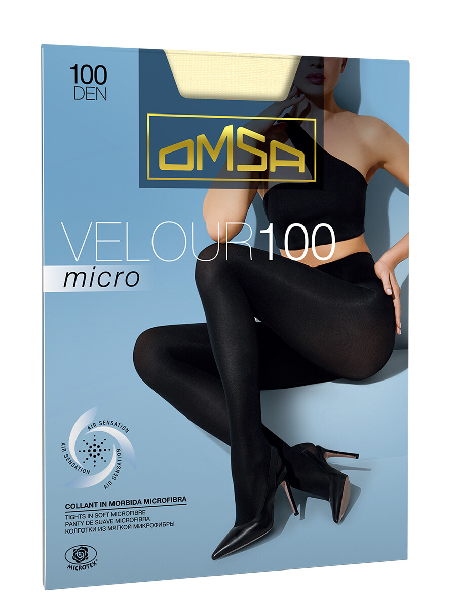 Колготки oms velour micro 100 avorio колготки oms velour active 100 antracite