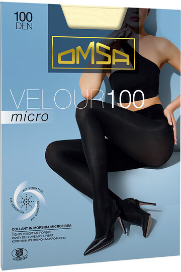 Колготки Oms Velour Micro 100 Avorio