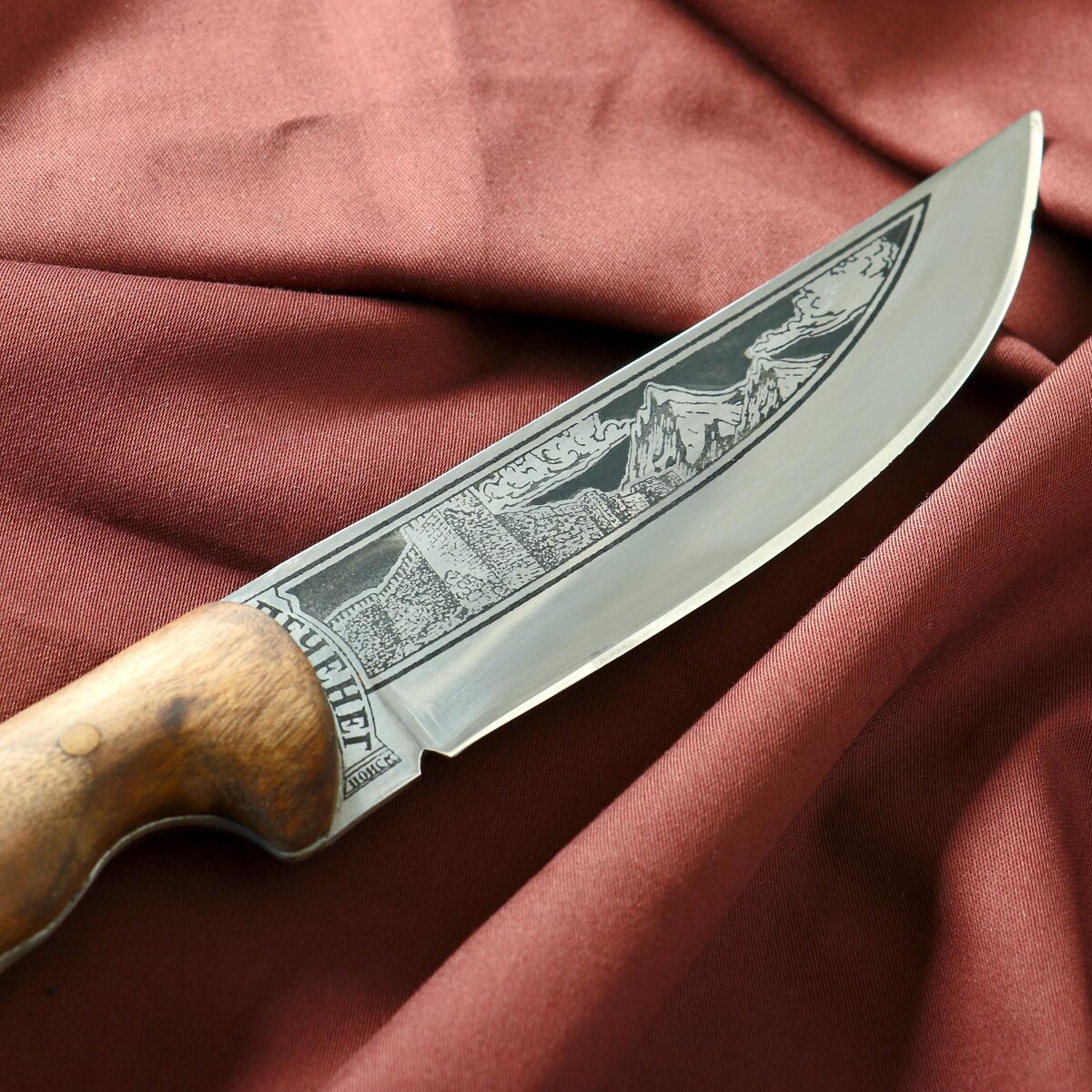 Нож кавказский, туристический Сердце Кизляра, цвет серебристый 06902716 - фото 4