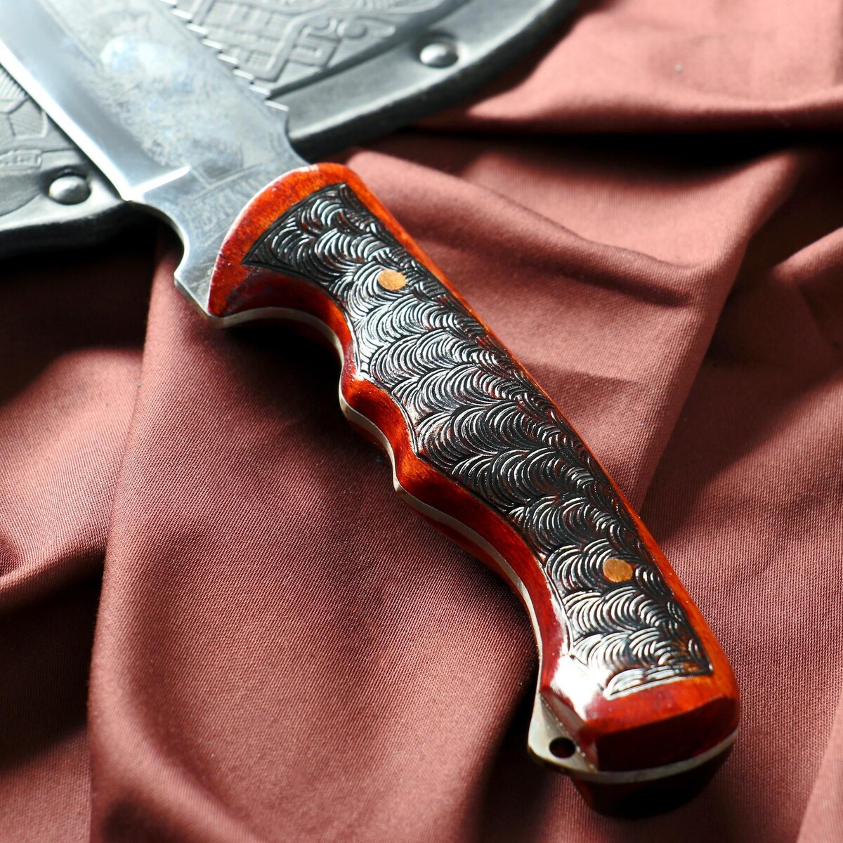 Нож кавказский, туристический Сердце Кизляра, цвет серебристый 06902718 - фото 4
