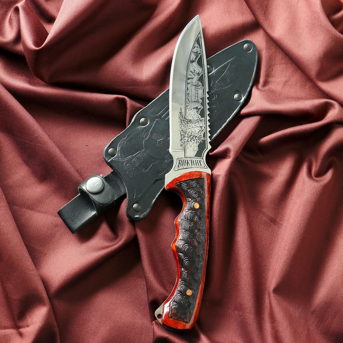 Нож кавказский, туристический нож туристический