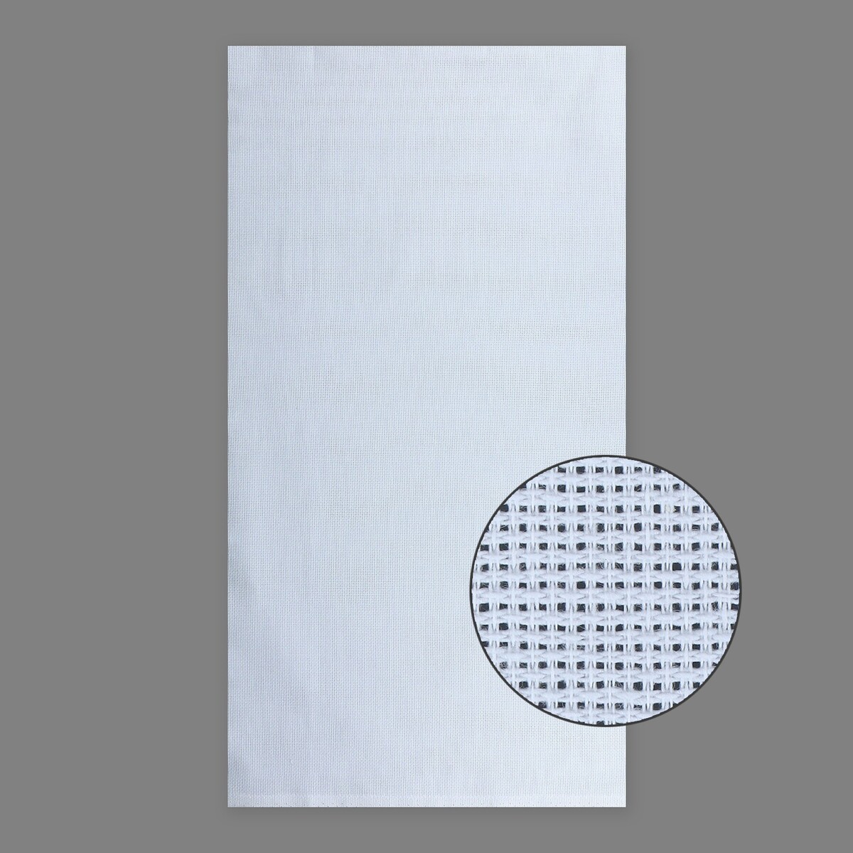 Канва для вышивания №14, 40 × 150 см, цвет белый гамма лупа с креплением для вышивания увеличение х2 х4