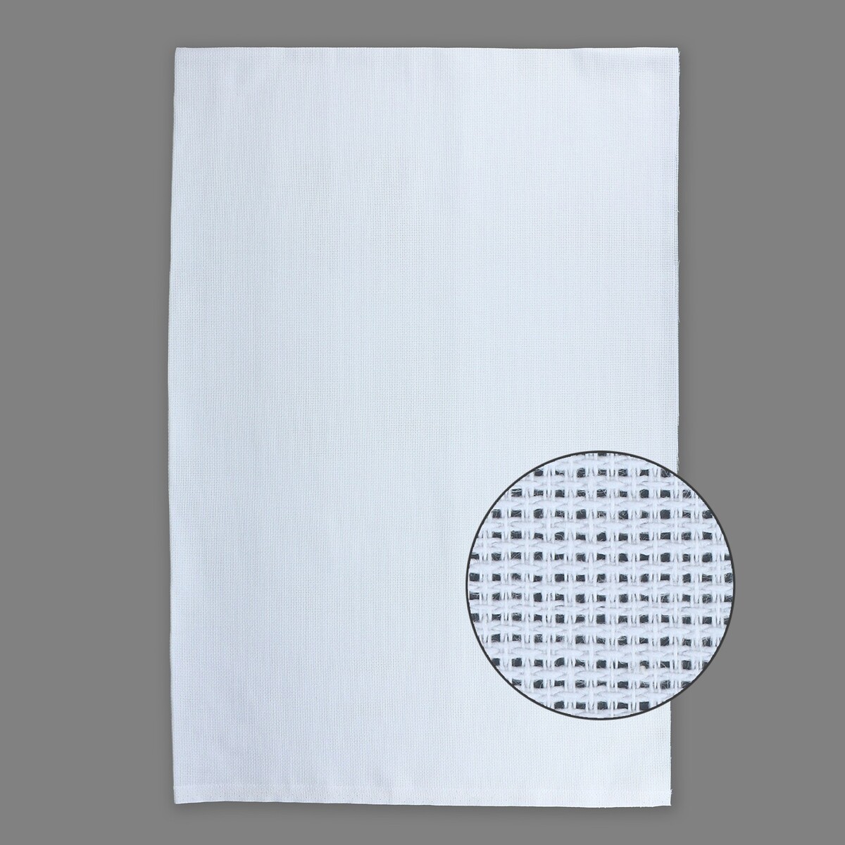 Канва для вышивания №14, 100 × 150 см, цвет белый канва водорастворимая premium 22 × 20 см белый
