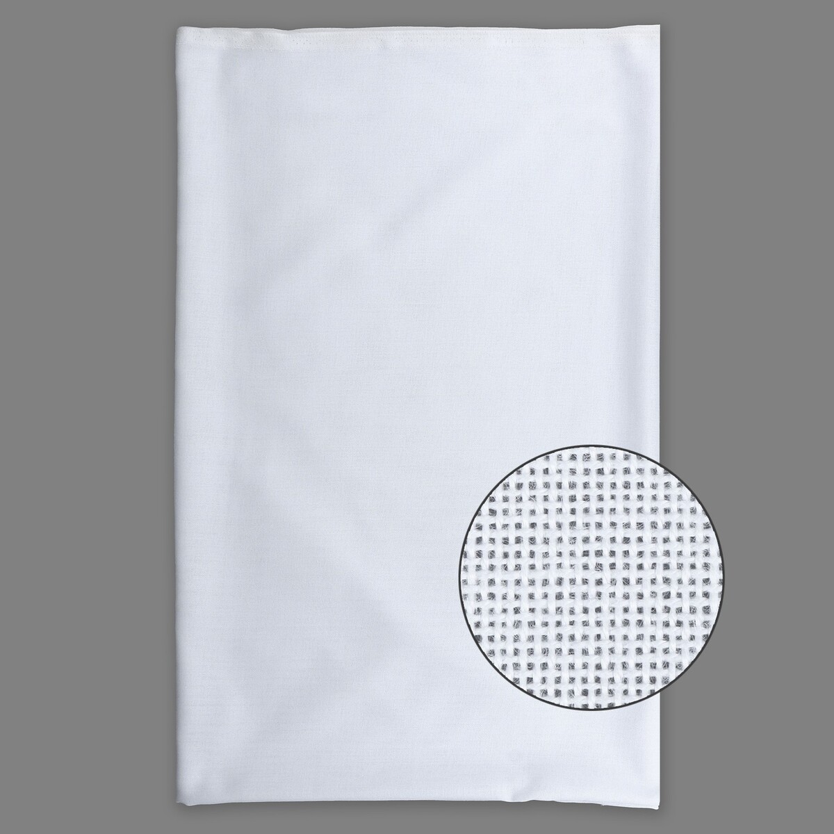Канва для вышивания, равномерного переплетения, 100 × 150 см, цвет белый канва водорастворимая premium 22 × 20 см белый