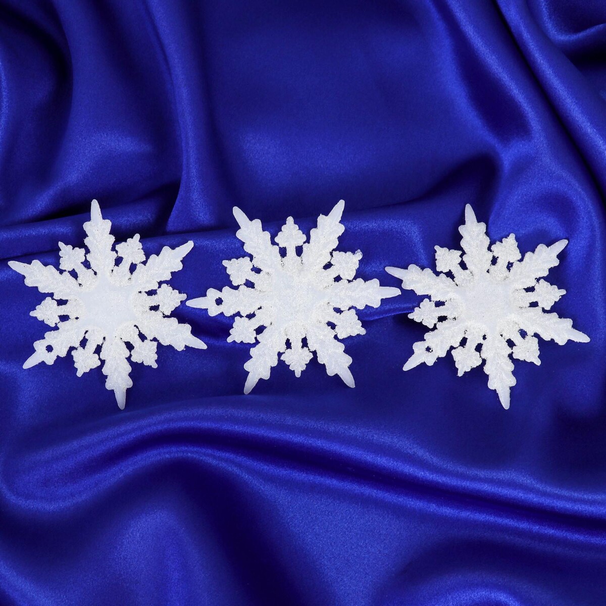 Украшение елочное набор для творчества создай ёлочное украшение снежинка в шапочке