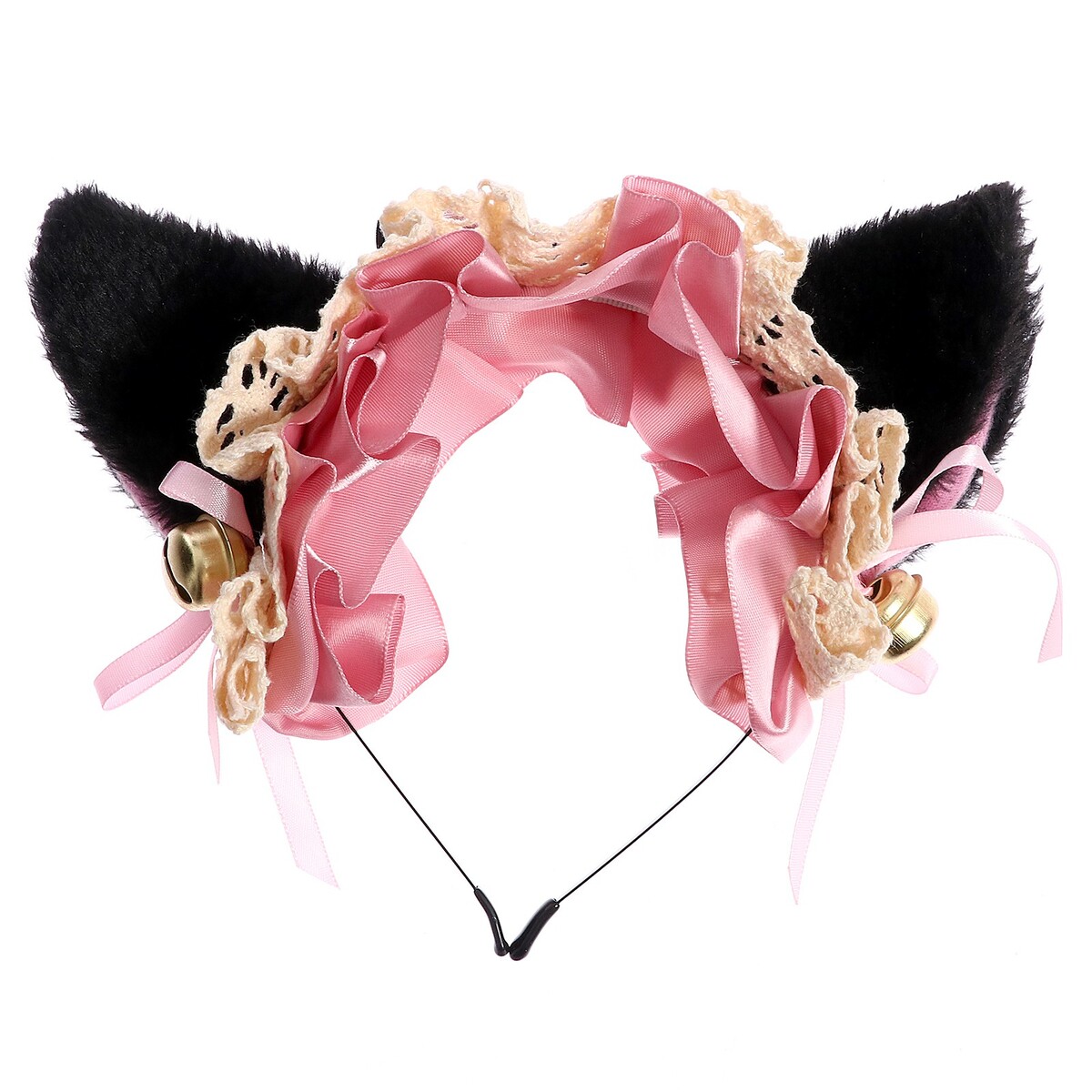 Карнавальный ободок карнавальный ободок уши зайца поролон серо розовый
