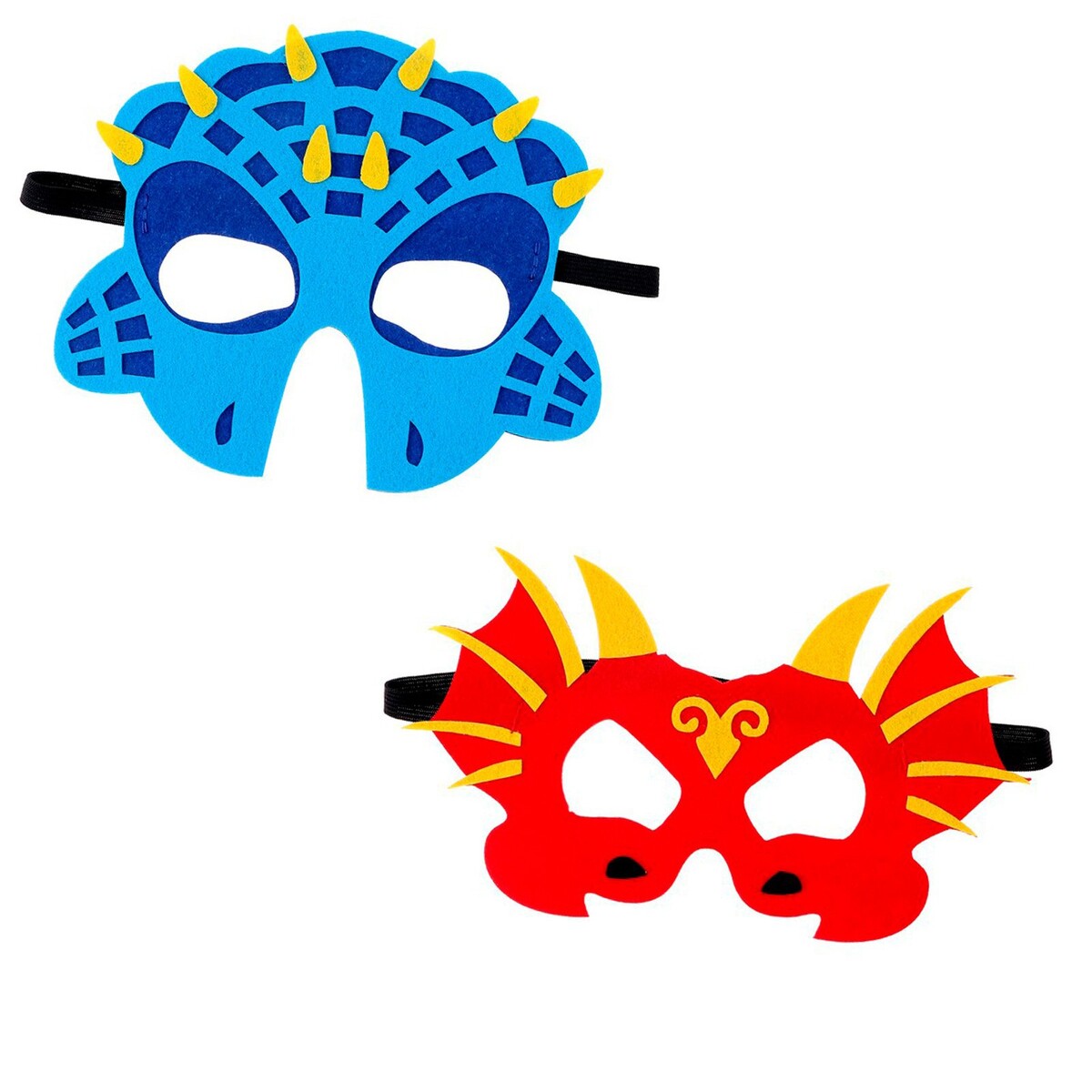 Маска карнавальная карнавальная маска летучая мышь красный