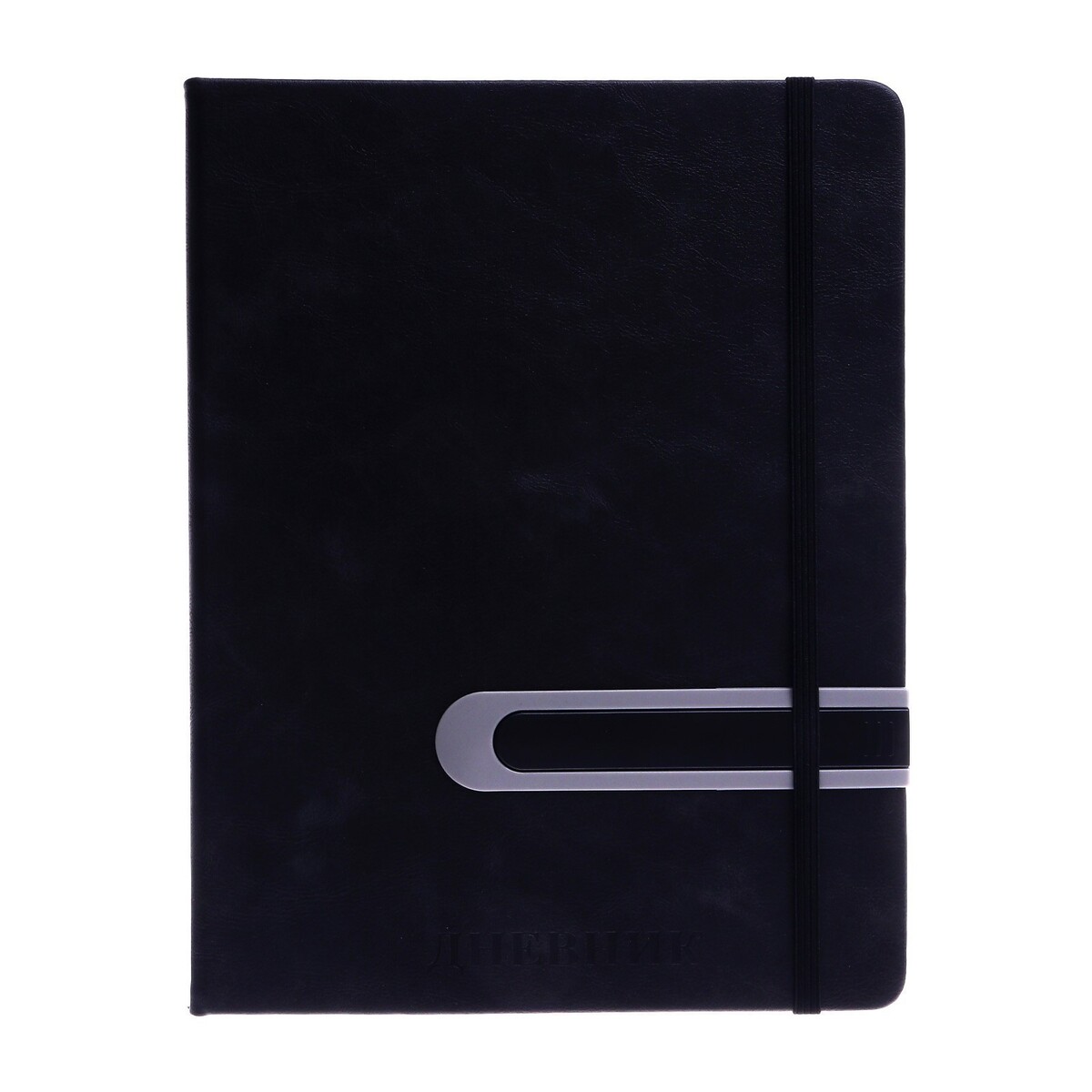 Дневник школьный, 5-11 класс, обложка пвх, с ручкой, на резинке No brand, цвет черный 06933423 - фото 1