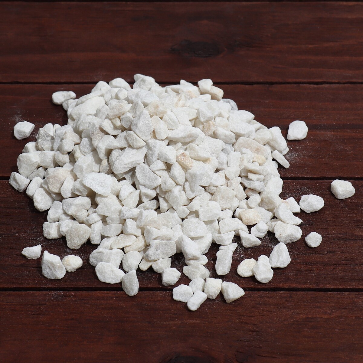 Мраморная крошка 5 - 10 мм, 1 кг, белая Пижон Аква, цвет белый 06943030 - фото 1