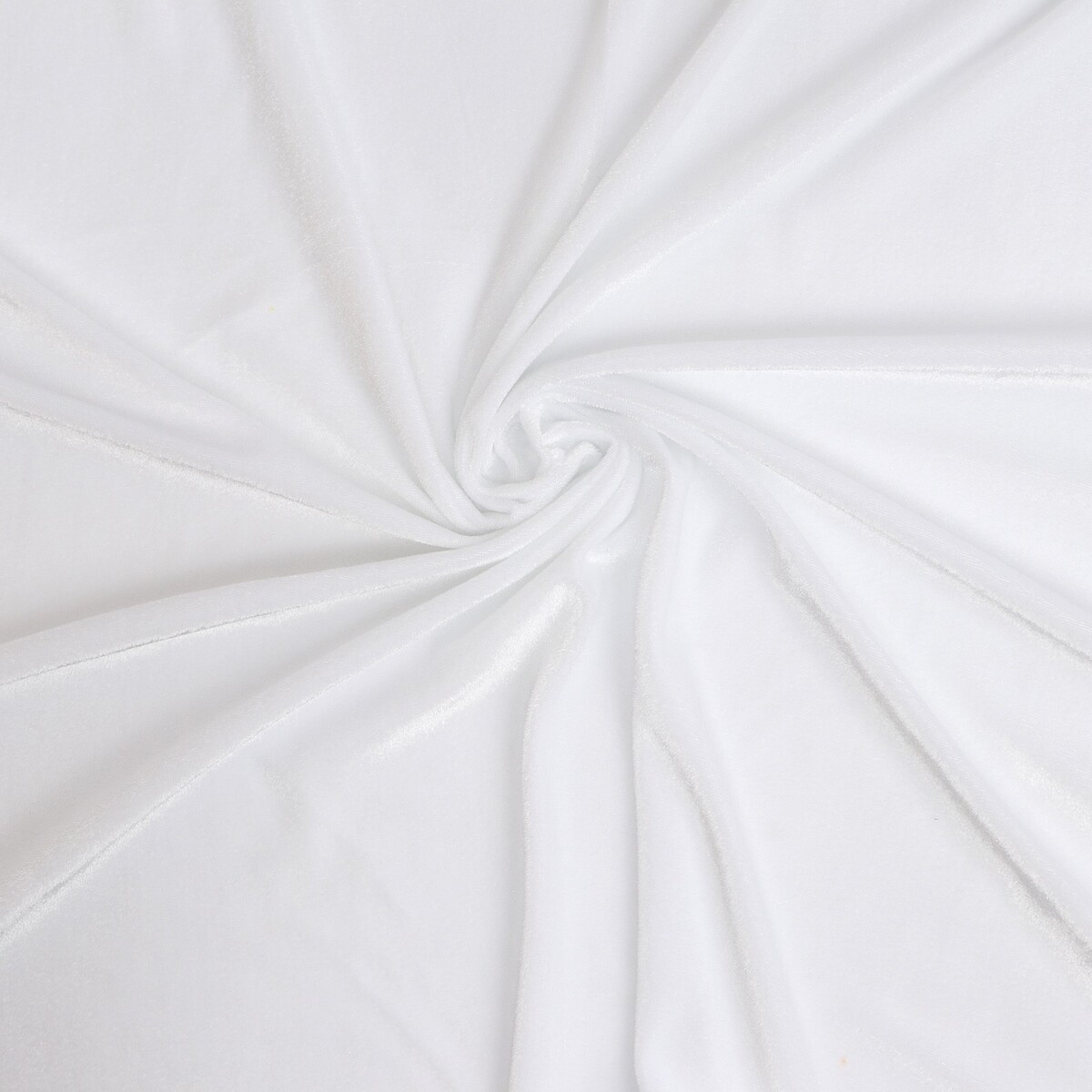 Лоскут плюша, цвет белый, 100 × 150 см лоскут атлас белый с серебряными снежинками 100 150см