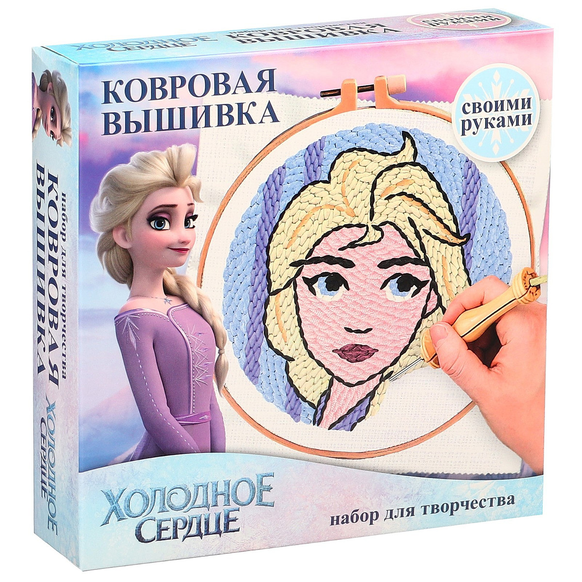 

Набор для творчества, ковровая вышивка, Разноцветный