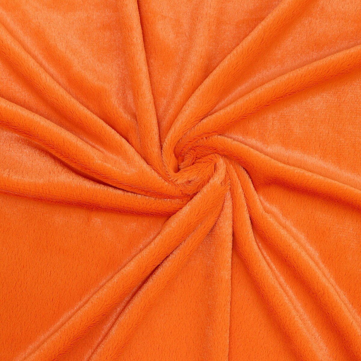 Лоскут лоскут плюш на трикотажной основе оранжевый 100 150см 100% п э