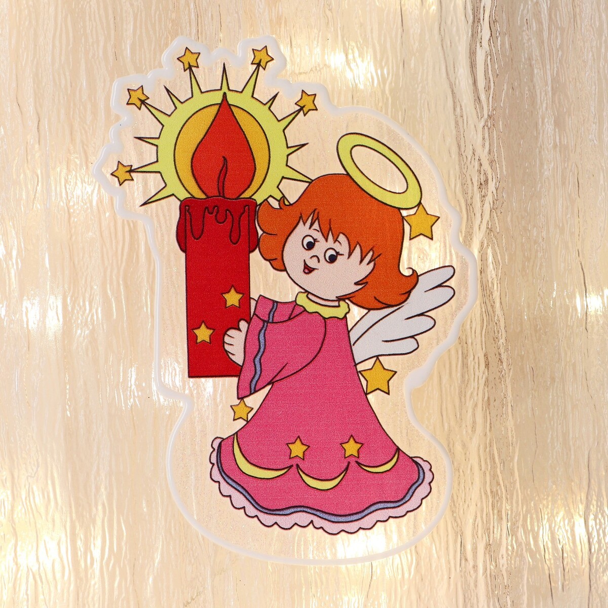 Наклейка на стекло наклейки смайлы ангел 2510 13
