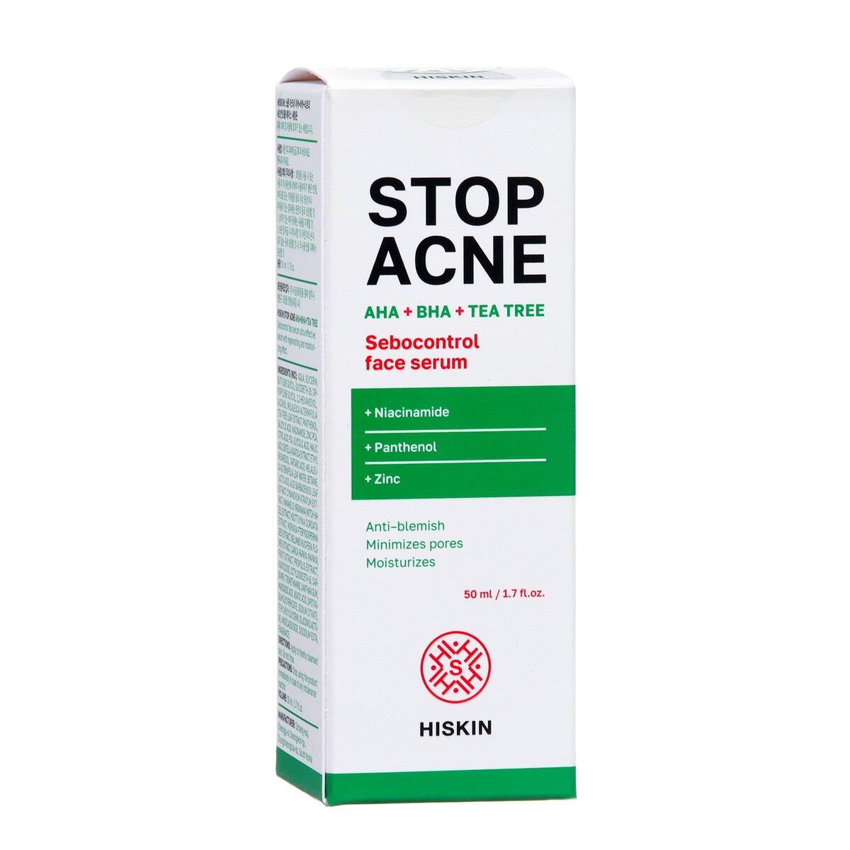 

Себорегулирующая сыворотка для лица hiskin stop acne, 50 мл