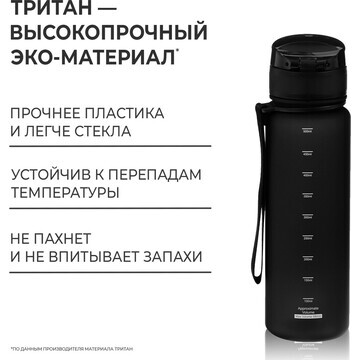 Бутылка спортивная для воды onlytop, 500