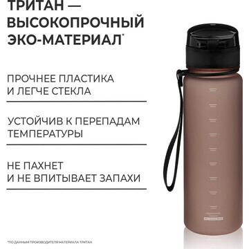 Бутылка спортивная для воды onlytop fitn