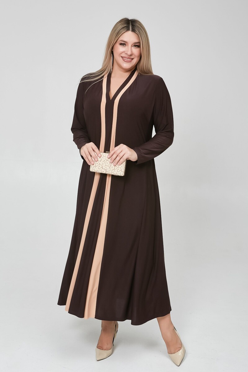 Платье Luxury, размер 54, цвет коричневый 07033579 - фото 2