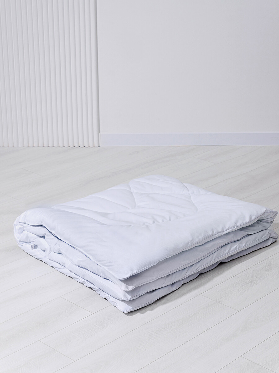 Одеяло raposa home евро всесезонное облегченное, 200х220, микрофибра, 150 гр Raposa Home, цвет белый, размер 220 х 200