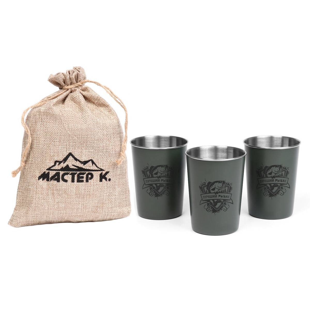 

Набор кемпинговых стаканов, Зеленый