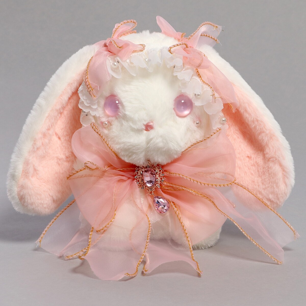 Мягкая игрушка мягкая игрушка hello kitty куроми аниме с розовым бантом 50 см