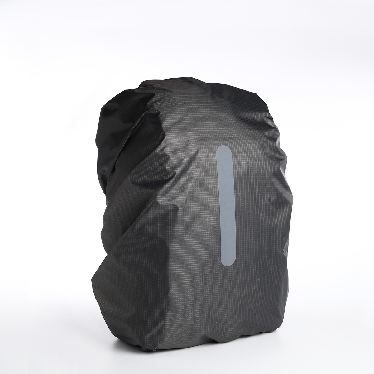 Чехол на рюкзак 45 л, со светоотражающей полосой, цвет серый шнурки для обуви пара плоские со светоотражающей полосой 10 мм 100 см серый