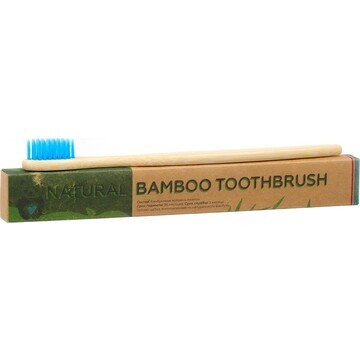 Зубная щетка бамбуковая мягкая, в коробк