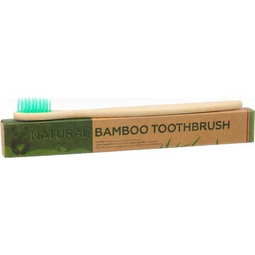 Зубная щетка бамбуковая мягкая, в коробк