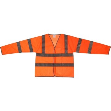 Куртка сигнальная светоотражающая, оранж