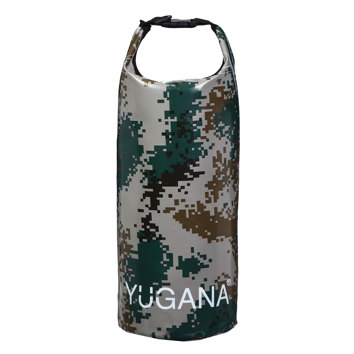 фото Гермомешок yugana, пвх, водонепроницаемый 30 литров, один ремень, камуфляж
