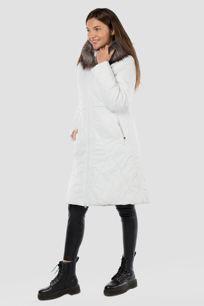 Куртка зимняя (синтепон 300) EL PODIO, размер 44, цвет белый 07181368 - фото 1