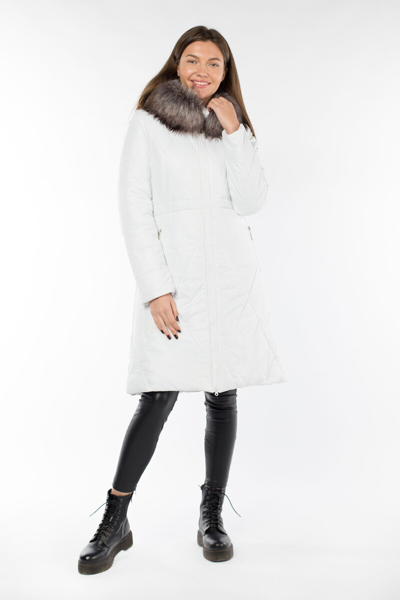 Куртка зимняя (синтепон 300) EL PODIO, размер 44, цвет белый 07181368 - фото 3
