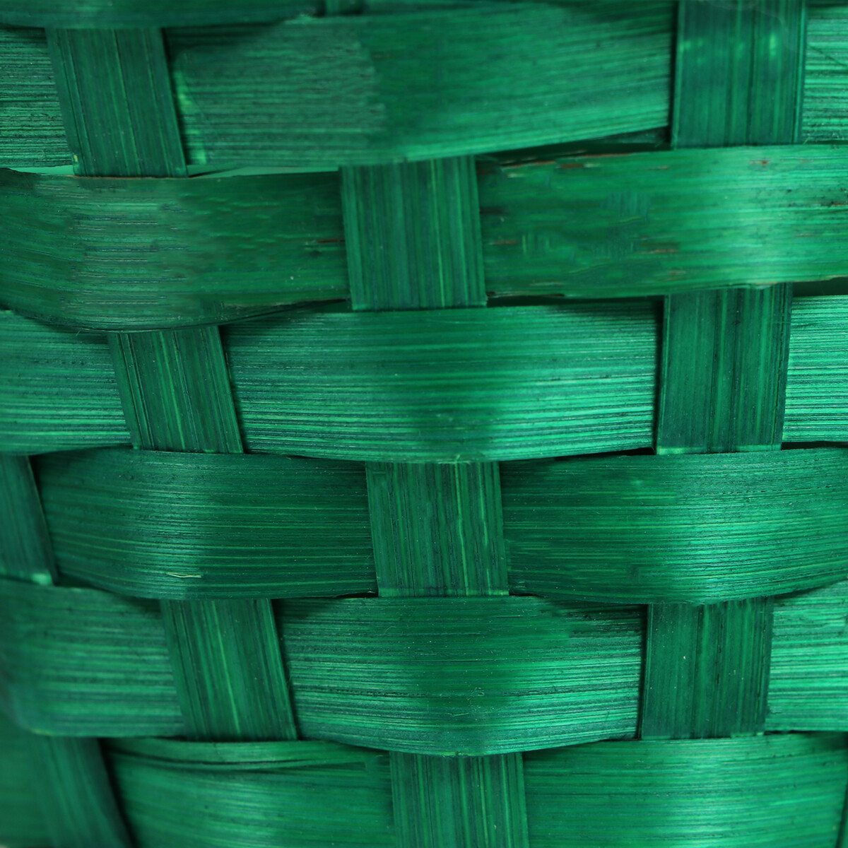 Корзина плетеная, d13 x h9.5/28см , бамбук, зеленый No brand 07202977 - фото 5