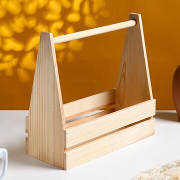 Кашпо деревянное 30×14×30 см