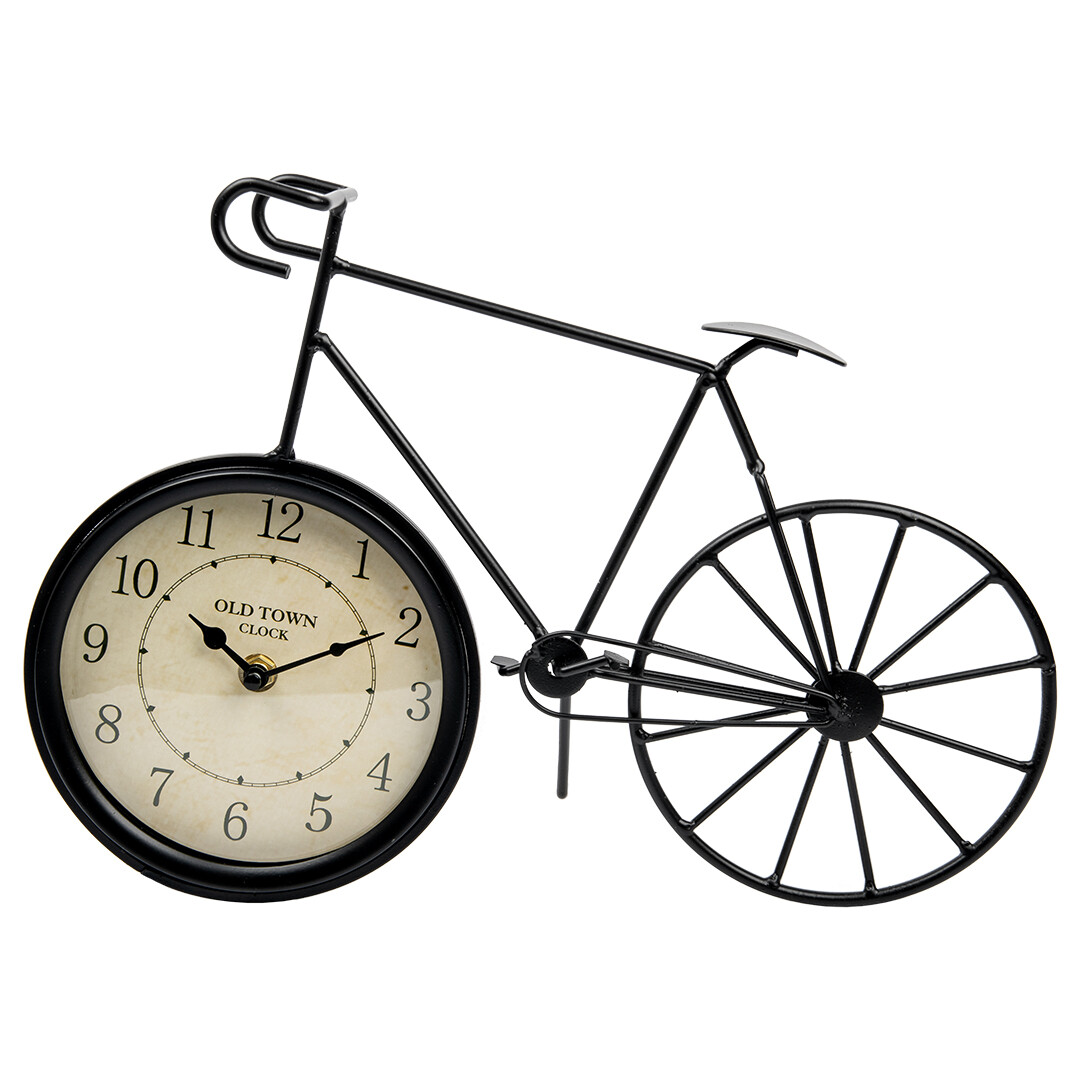 Часы велосипед кашпо велосипед 23х12х11см