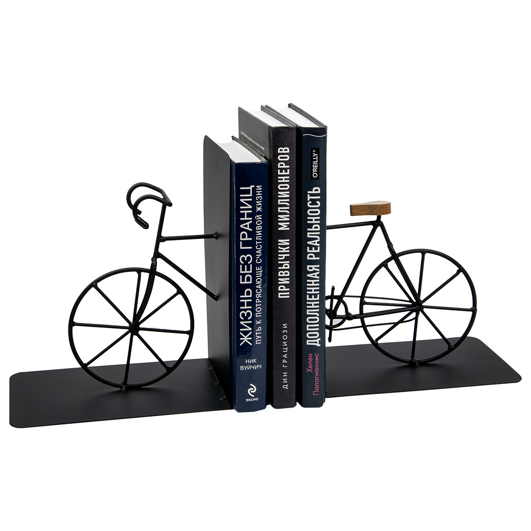 Подставка под книги велосипед кашпо велосипед 23х12х11см