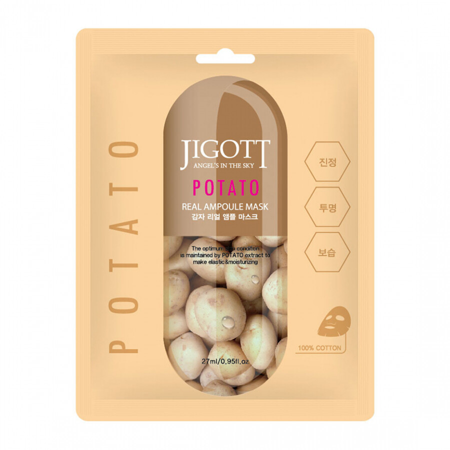 

Тканевая маска для лица с экстрактом картофеля