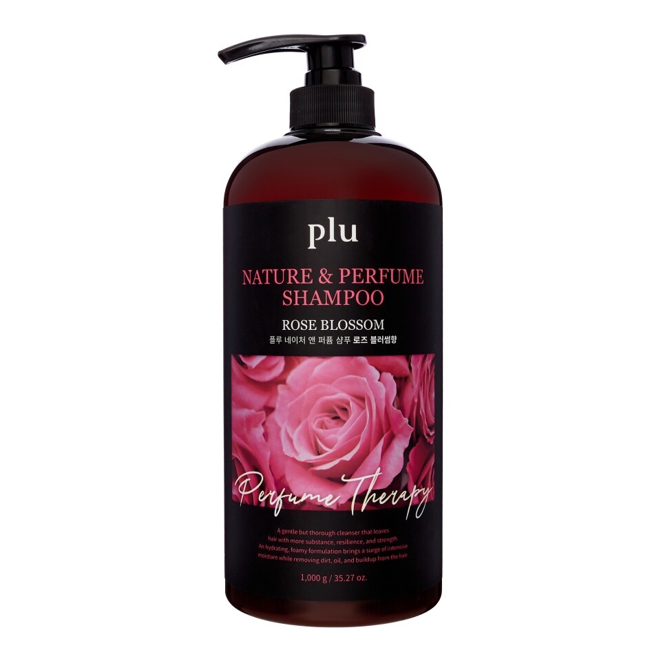 Парфюмированный шампунь для волос с ароматом розы 1л