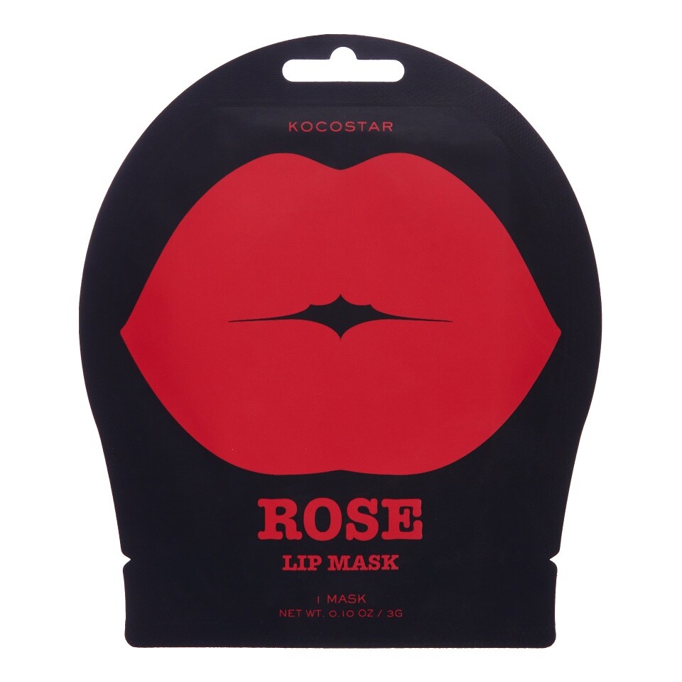 Гидрогелевая маска для губ с экстрактом розы