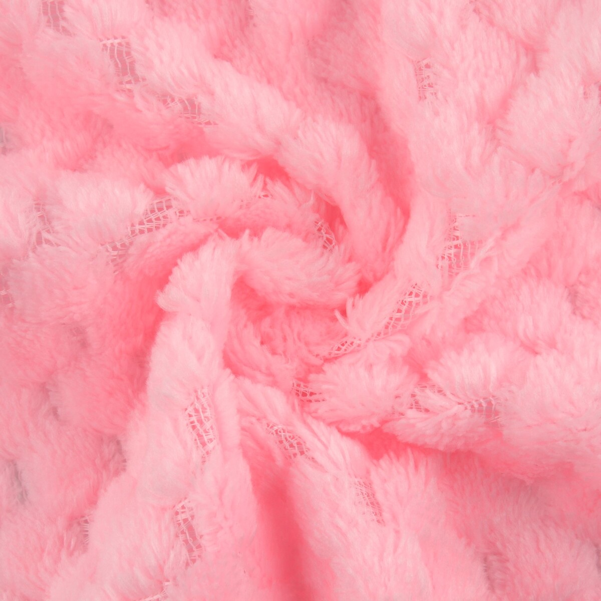 Лоскут плюш лоскут плюш 50 × 50 см 220 г м светло розовый 57