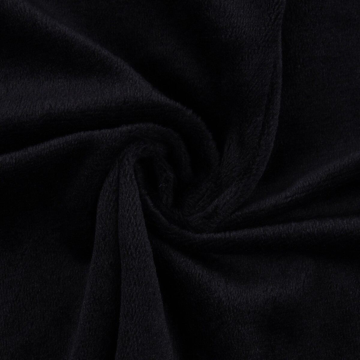 Лоскут плюш, 50 × 50 см, 220 г/м, цвет черный №102