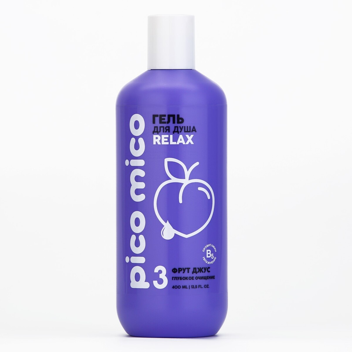 фото Гель для душа pico mico-relax, фрут джус, 400 мл beauty fox