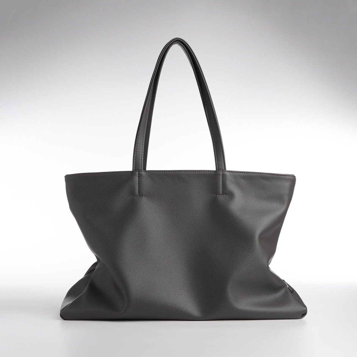 Сумка женская textura, шопер, большой размер, цвет серый сумка шопер без застежки из текстиля серый
